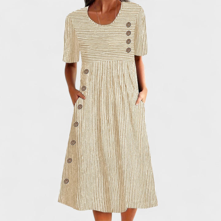 Sofia - Vestido de verão às riscas