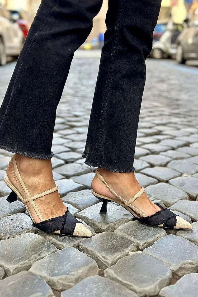 Florette - Elegantes sapatos slingback