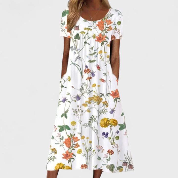 Amélia – Vestido Longo de Primavera