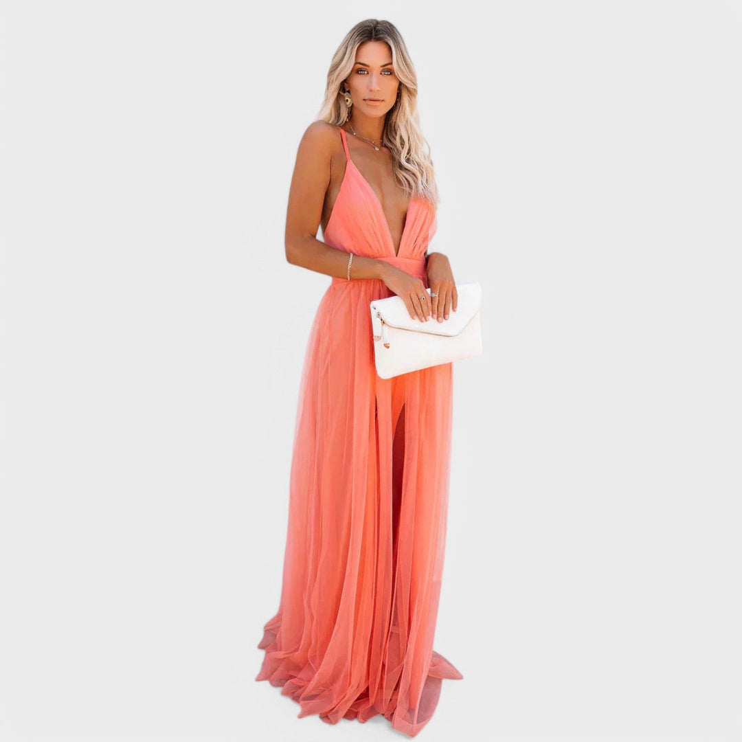 Mariana - Vestido Longo de Primavera