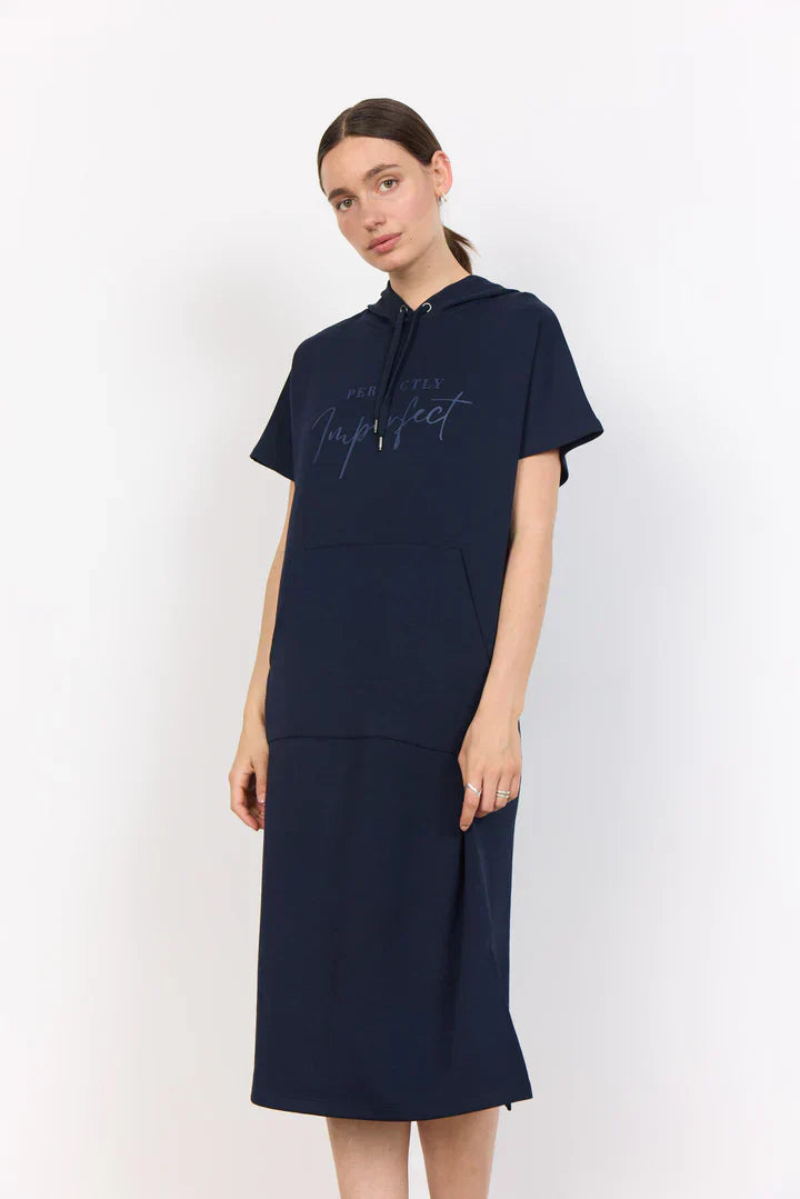 Sásquia - Vestido casual com capuz