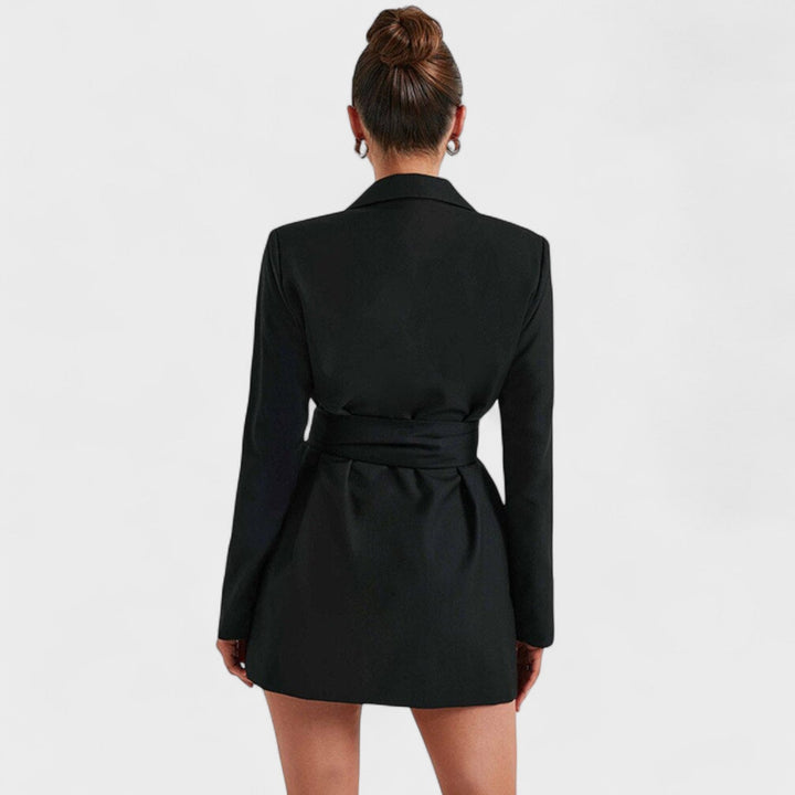 Teresa - Vestido blazer preto