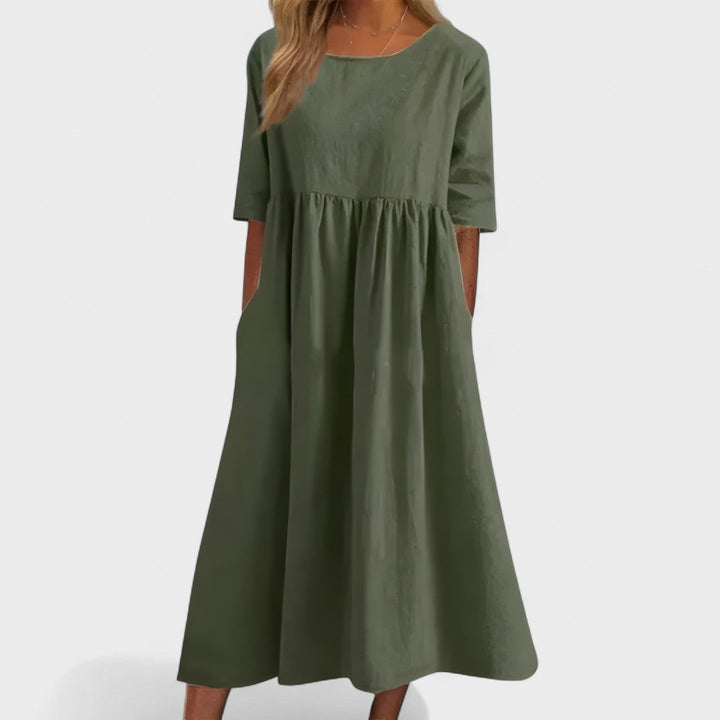 Manuela - Vestido de Algodão Arejado