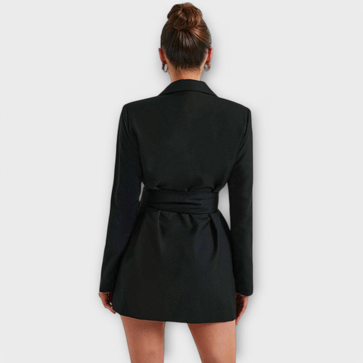 Zélia - Vestido Blazer com Decote em V