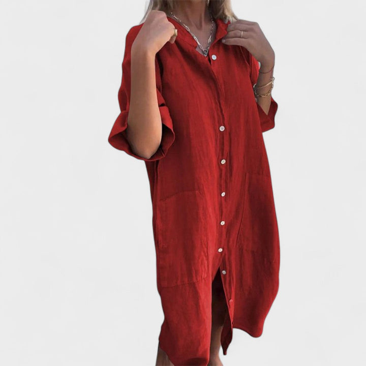 Leonor - Vestido fresco e Elegante