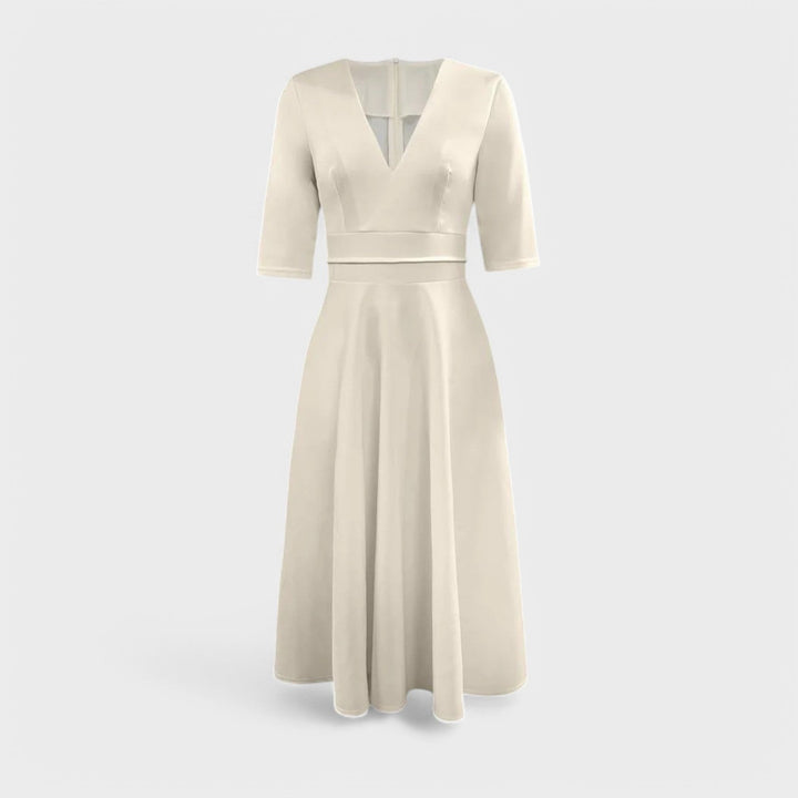 Helena - Vestido elegante com decote em V