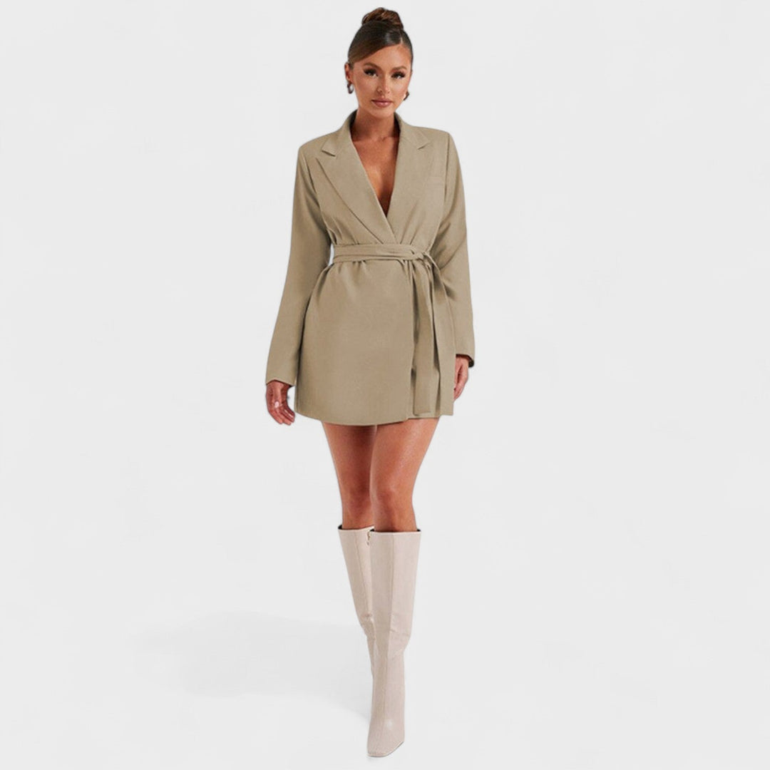 Teresa - Vestido blazer preto