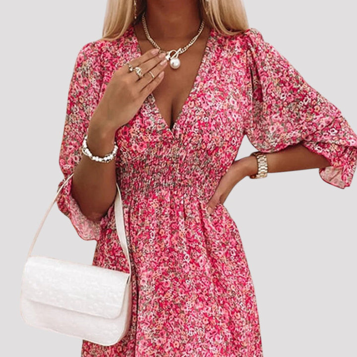 Maria - Vestido Floral de Primavera