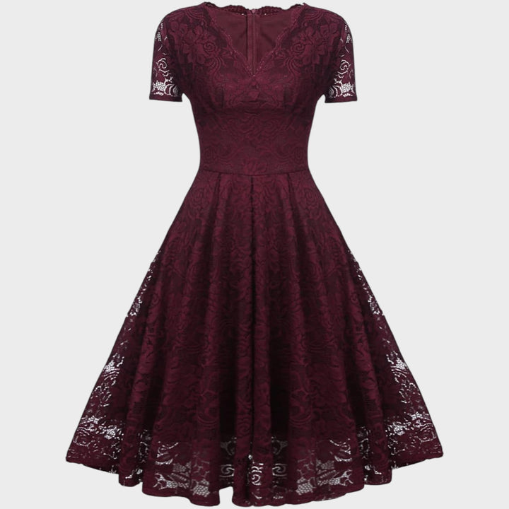 Mara - Vestido de Renda Floral