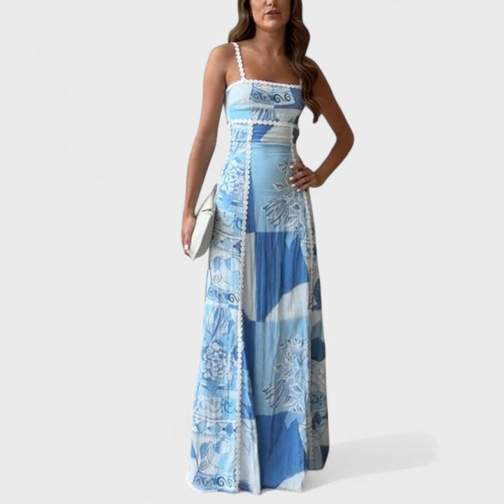 Marta - Vestido Longo Brisa Azul