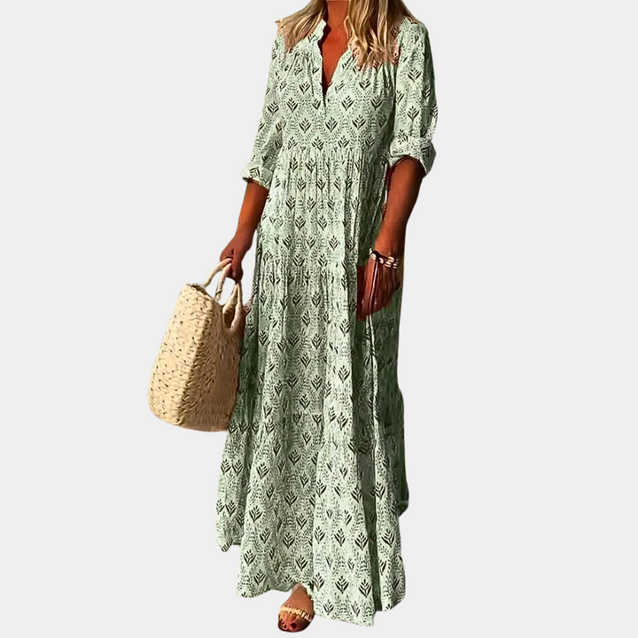 Berta - Vestido Longo de Primavera