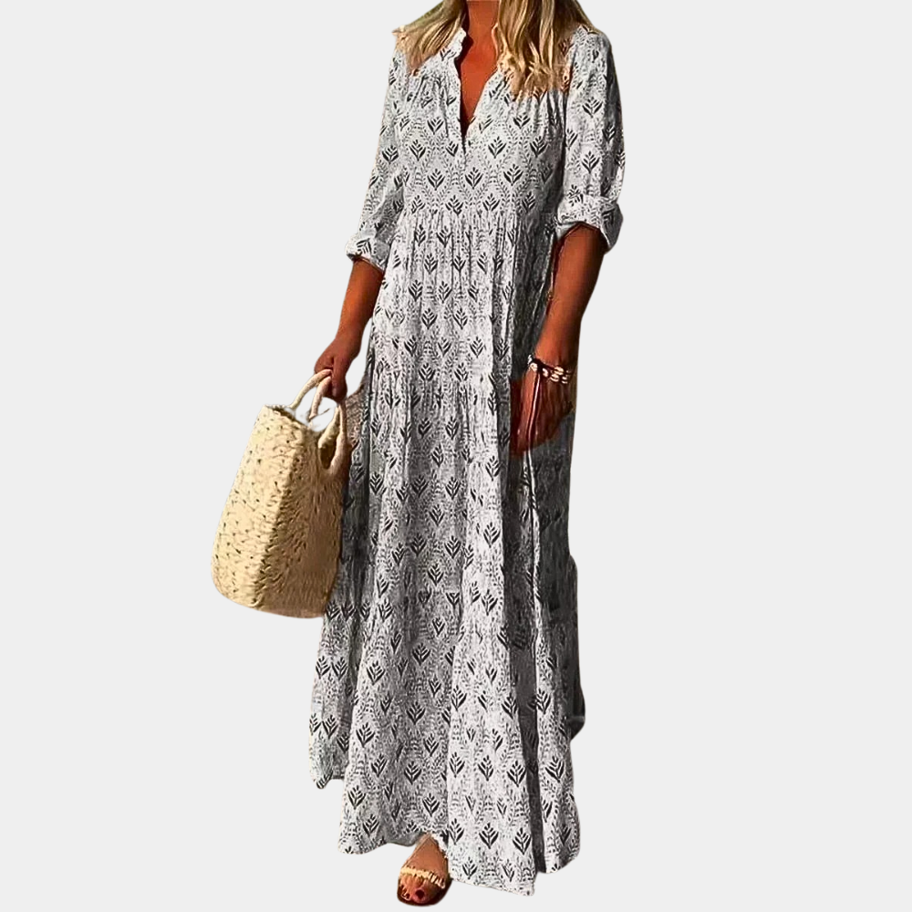 Berta - Vestido Longo de Primavera