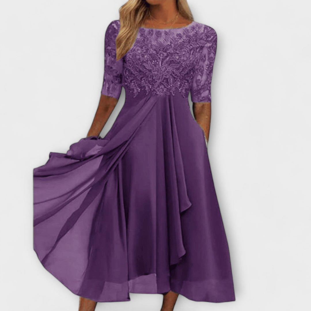 Sara – Vestidos Elegantes para Convidadas de Casamento