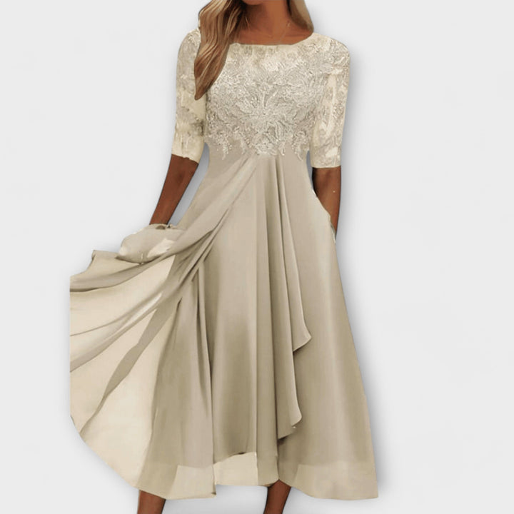 Sara – Vestidos Elegantes para Convidadas de Casamento