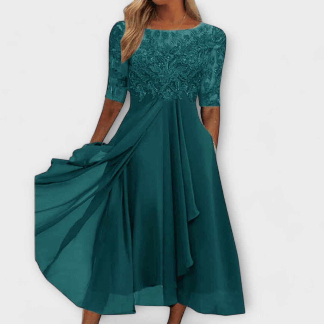 Sara – Vestidos Elegantes para Convidadas de Casamento