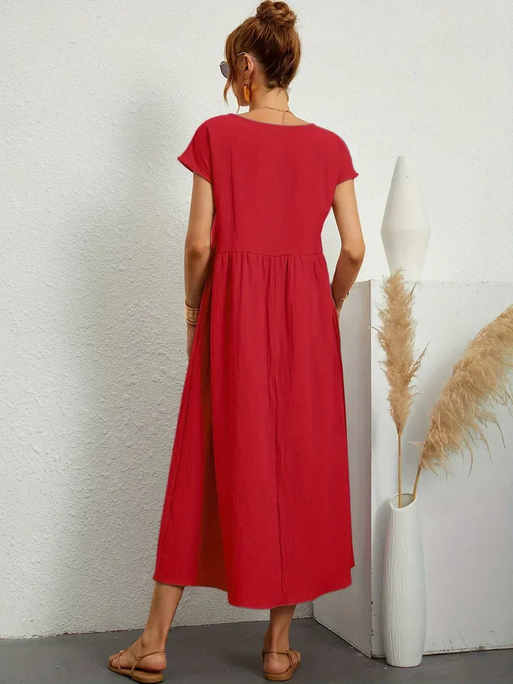 Gabriela | Vestido Midi de Elegância Intemporal