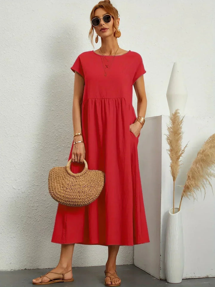 Gabriela | Vestido Midi de Elegância Intemporal