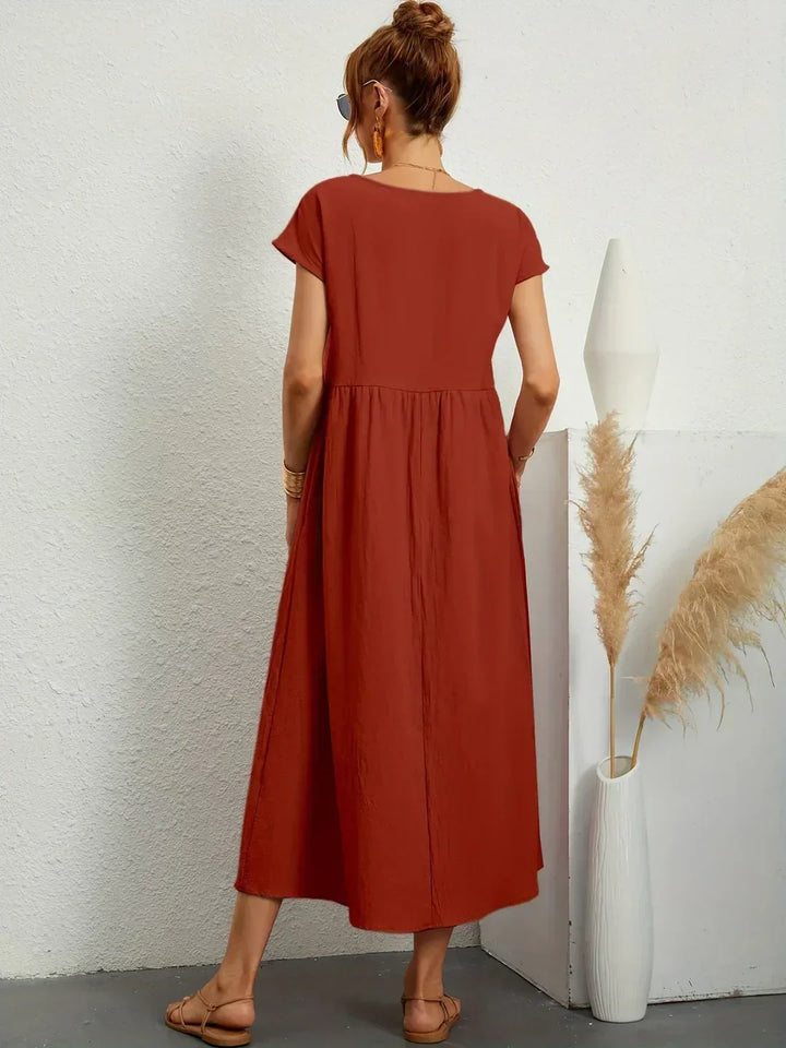 Gabriela | Vestido Midi de Elegância Intemporal