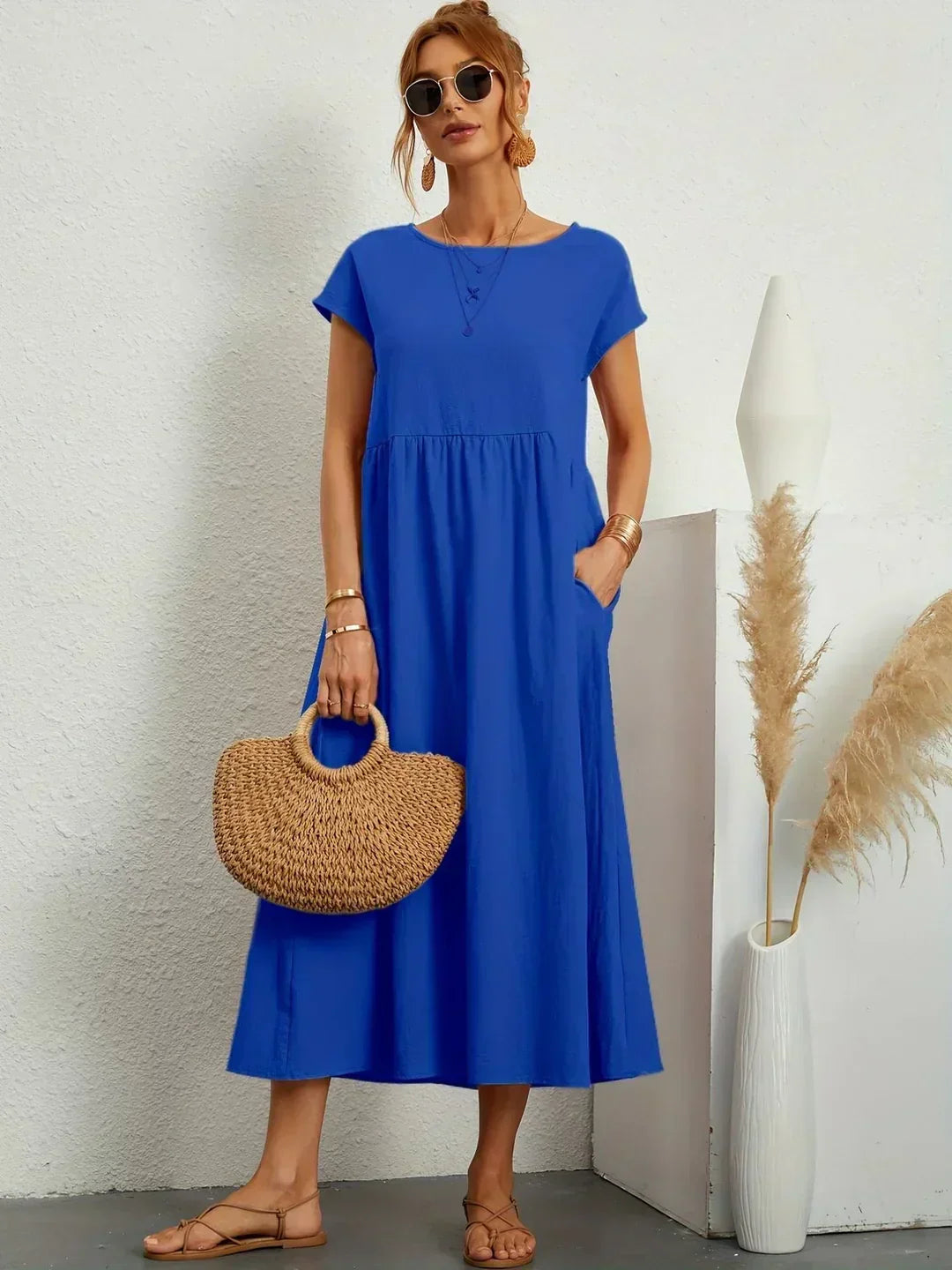 Gabriela | Vestido Midi de Elegância Intemporal