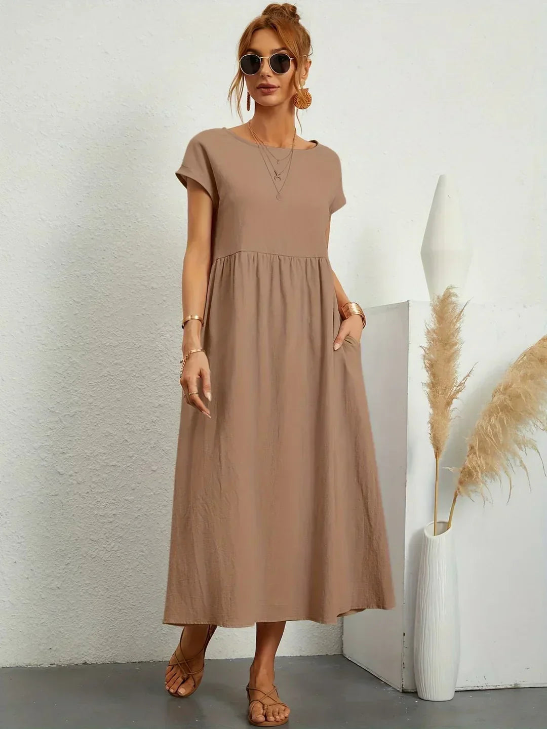 Gabriela | Vestido Midi de Elegância Intemporal
