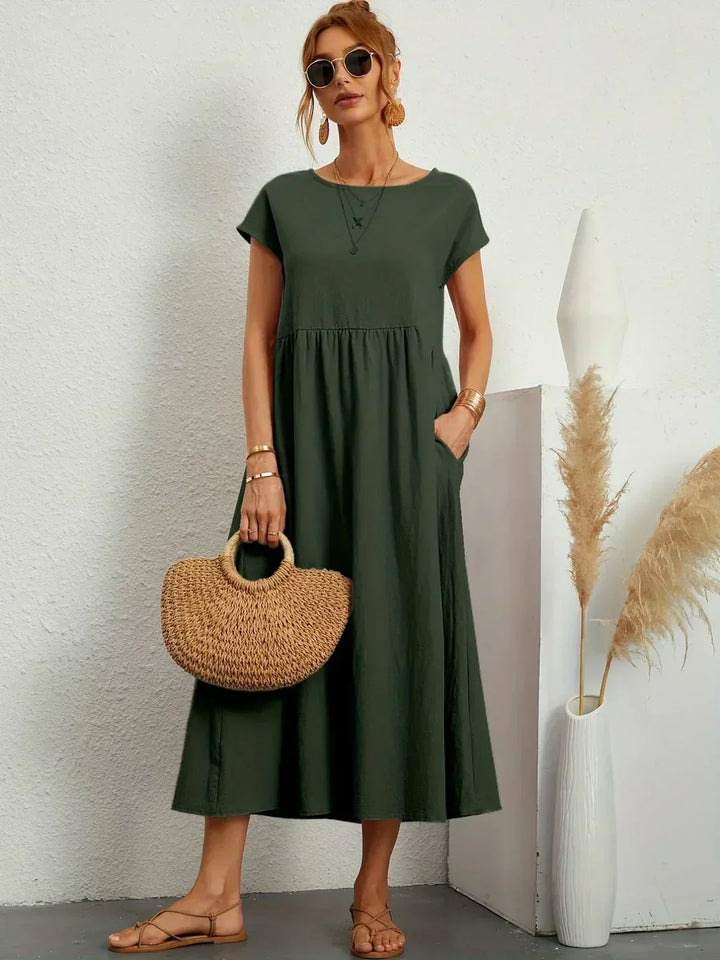 Gabriela | Vestido Midi de Elegância Intemporal
