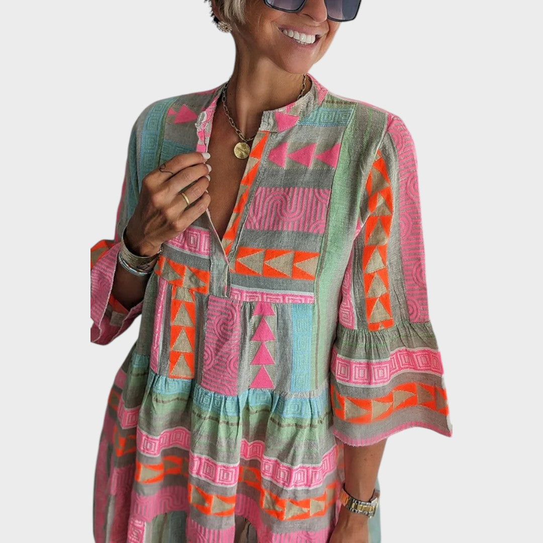 Bianca – Vestido Boho Fresco e Leve