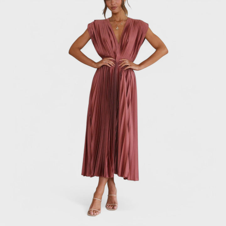 Paula - Vestido plissado elegante
