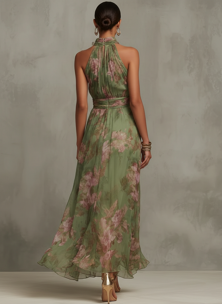 Sofia | Vestido de Verão Elegante com Padrão de Flores