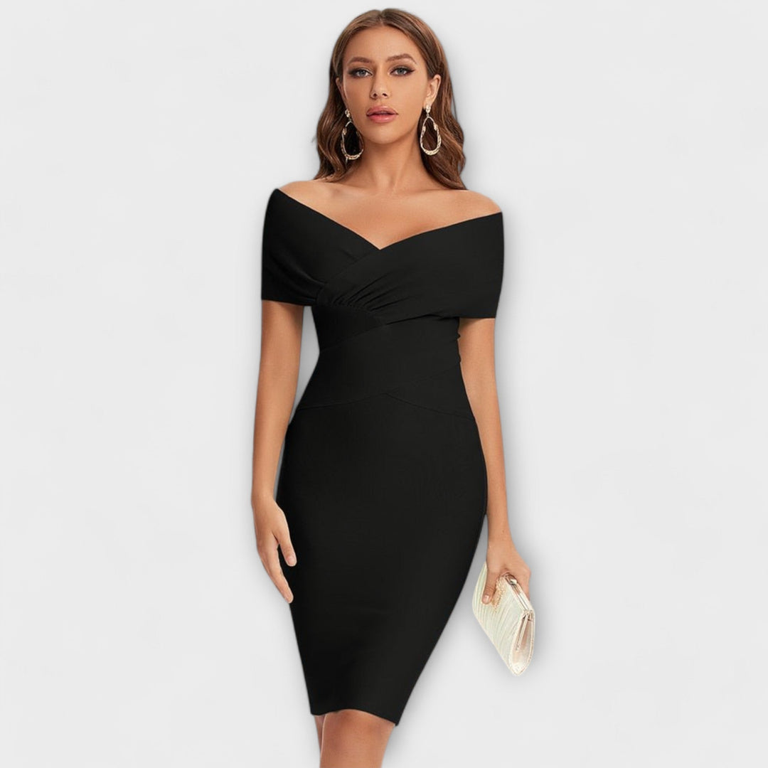 Ofélia - Vestido Elegante com Decote em V