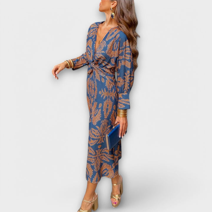 Oriana - Vestido elegante com mangas compridas