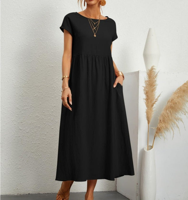 Cátia - Vestido Elegante de Primavera