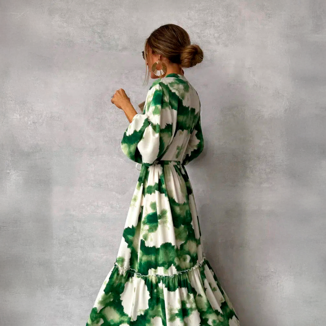 Joana - Vestido Elegante Florido